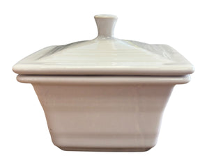 Fiesta White Belk Box Covered Dish