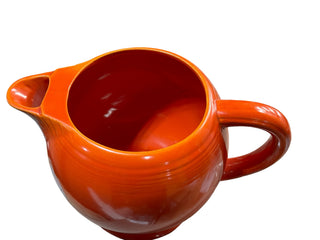 Vintage Fiesta RED Ice Lip Pitcher  1936 - 1946 BEAUTIFUL
