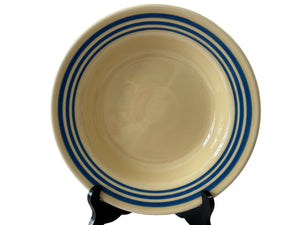 Fiesta HLCCA Blue Stripe Rim Soup Pasta Bowl