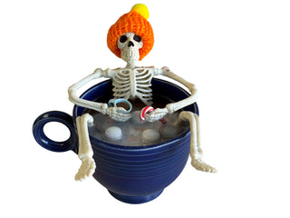 Bone Tired Skelly  Cocoa Time By Color Me Mosaic