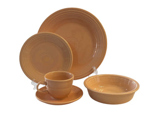 Fiesta Apricot 5 pc Place Setting NIB