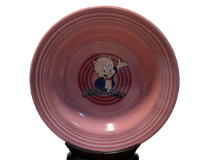 Fiesta Porky Pig Serving Bowl Looney Tunes