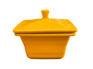 FIESTA DAFFODIL SQUARE COVERED BOX BELK EXCLUSIVE  YELLOW