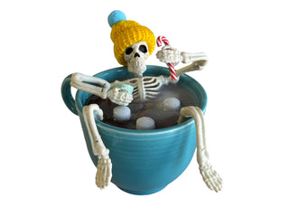 Bone Tired Skelly  Cocoa Time By Color Me Mosaic