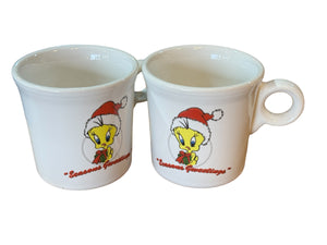 Fiesta Seasons Greetings Teapot & Mugs Tweety & Sylvester