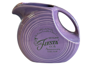 Fiesta Lilac 64 oz 60th Anniversary Water Pitcher