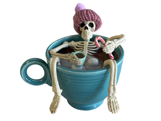 Bone Tired Skelly  Cocoa Time By Color Me Mosaic