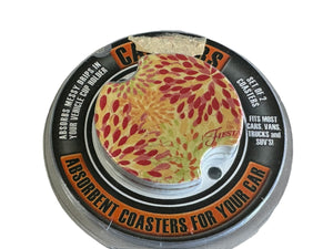 Fiesta Go Along Carsters Absorbent Car Coasters