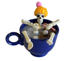 Bone Tired Skelly  Cocoa Time By Color Me Mosaic