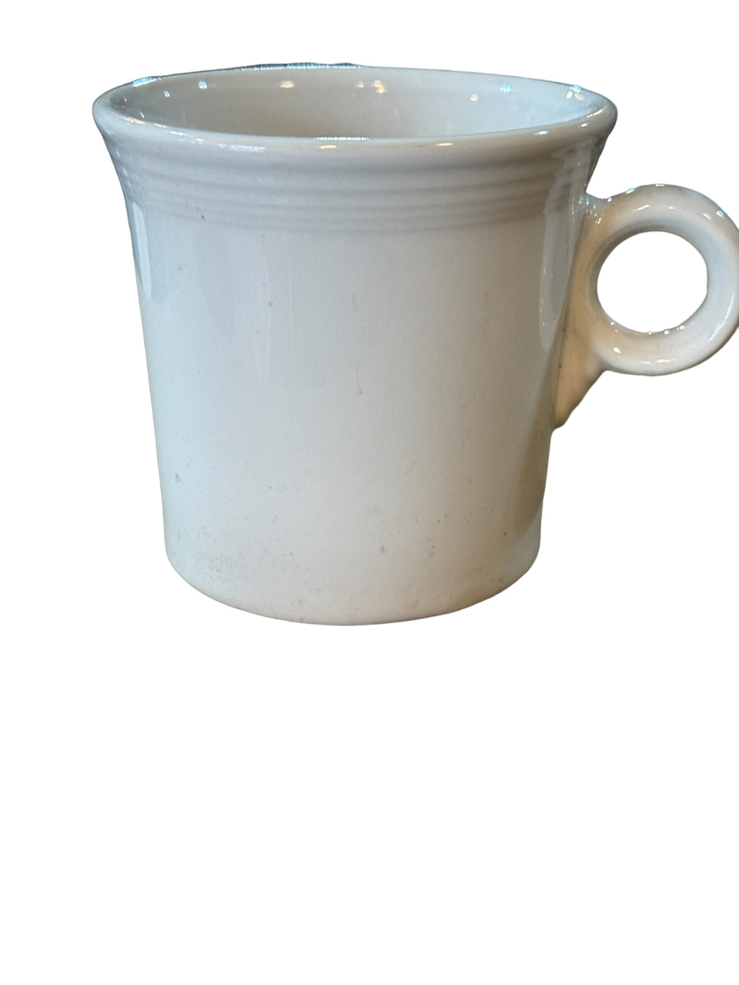 Fiesta White Ring Handled Mug