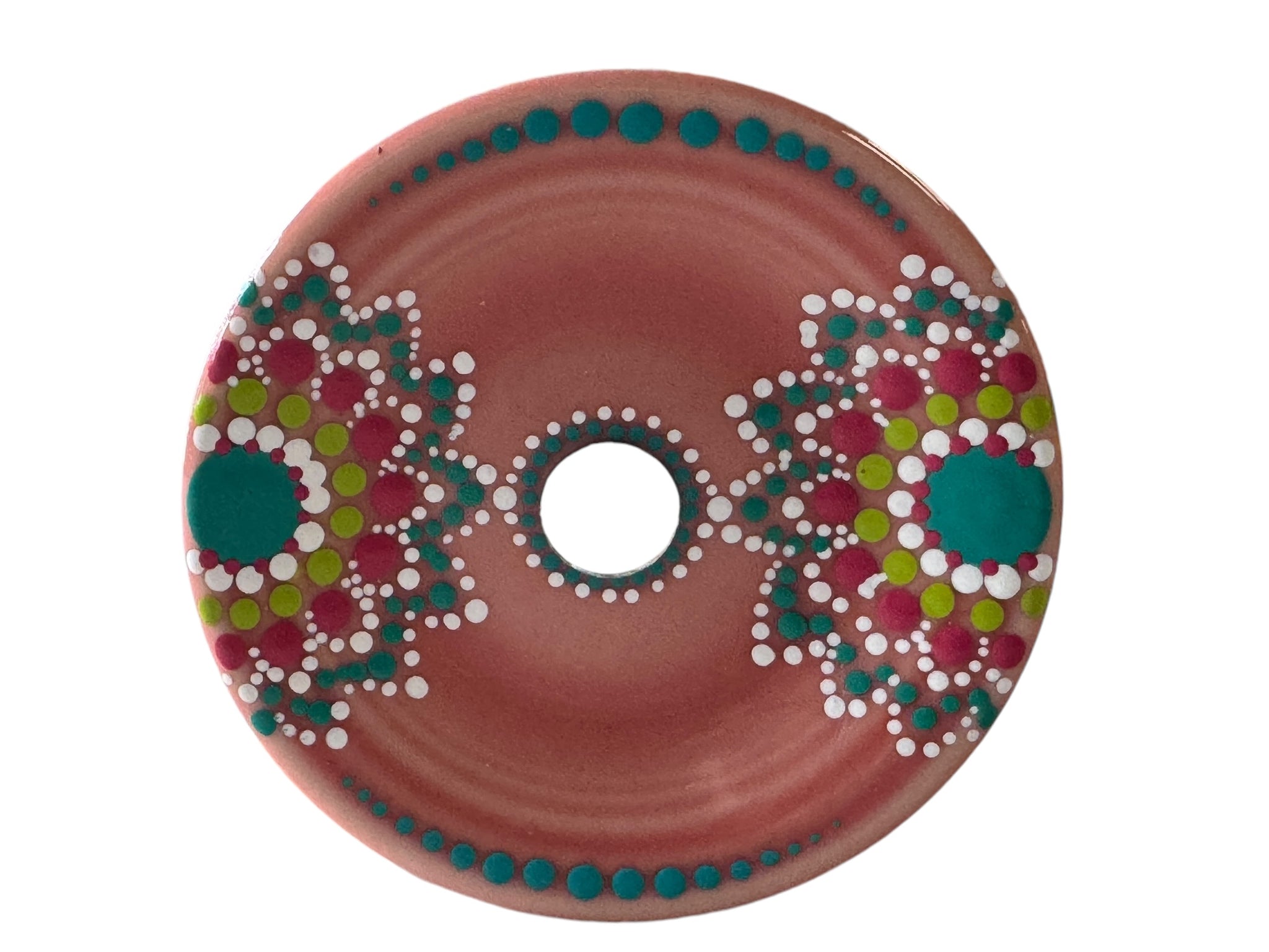 Fiesta Hand Painted Small Plate Magnet Blank