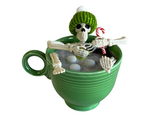 Bone Tired Skelly  Cocoa Time By Color Me Mosaic
