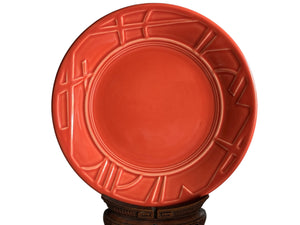 Fiesta Millennium 2000  Persimmon  Luncheon Plate