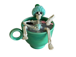 Bone Tired Skelly  Cocoa Time By Color Me Mosaic