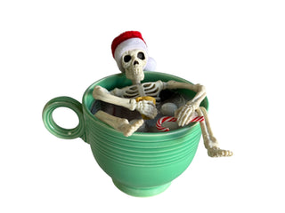 Bone Tired Skelly  Cocoa Time By Color Me Mosaic