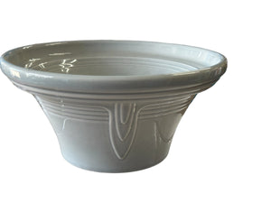 Fiesta Pearl Gray Hostess Bowl