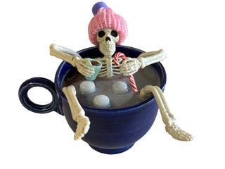 Bone Tired Skelly  Cocoa Time By Color Me Mosaic