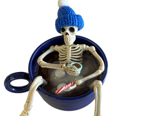 Bone Tired Skelly  Cocoa Time By Color Me Mosaic