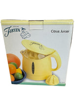 Load image into Gallery viewer, FIESTA YELLOW  CITRUS JUICER NEW IN BOX FIESTAWARE GO ALONG 32OZ
