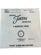 Load image into Gallery viewer, Fiesta Seamist Serving Cake Tray NIB
