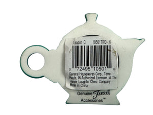 Fiesta Genuine Go Along Refrigerator Magnet Turquoise Tea Pot