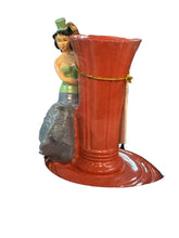 Load image into Gallery viewer, Genuine Fiesta Persimmon Dancing Lady Cookie Press HTF
