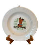Load image into Gallery viewer, Fiesta Scooby Doo White Rim Soup Bowl Looney Tunes Warner Bros HTF

