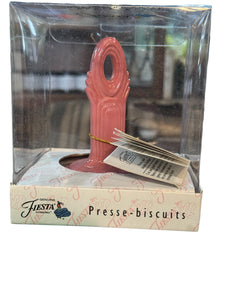 Genuine Fiesta Rose Cookie Press New