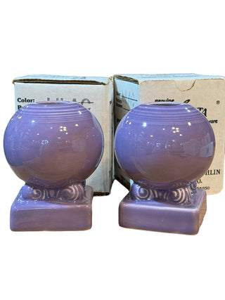 Fiesta Lilac Bulb Candle Holder Set