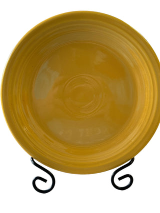 Vintage Fiesta Yellow Chop Plate 12"