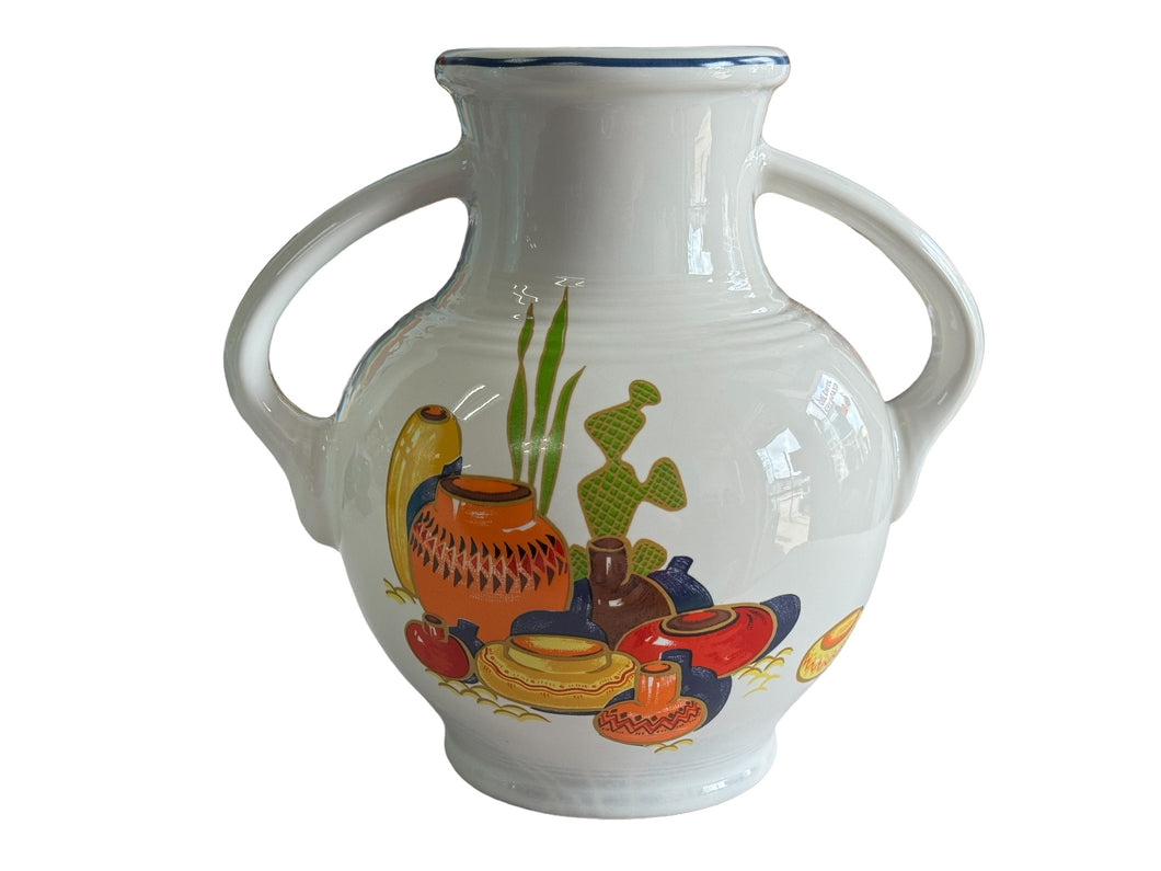 Fiesta Millennium I Two Handle Vase Mexicana  China Specialties