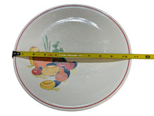 Load image into Gallery viewer, Vintage Homer Laughlin Mexicana Cake Plate red line
