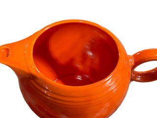 Vintage Fiesta RED Ice Lip Pitcher  1936 - 1946 BEAUTIFUL