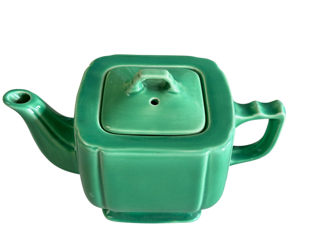 Homer Laughlin Riviera Green Teapot – Keeping It Real collectables