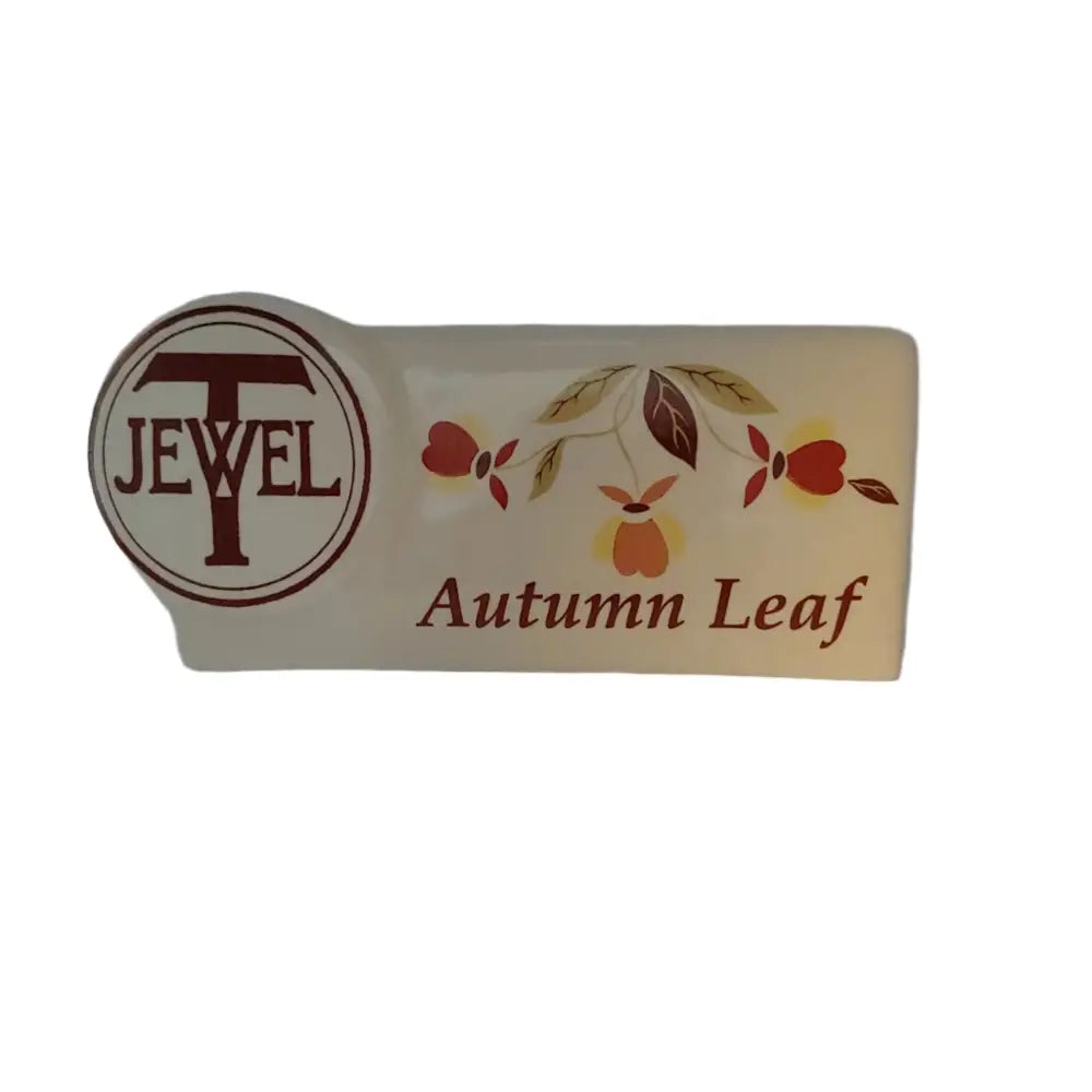 China Specialties Jewel Tea Autumn Leaf Display Sign China Specialties