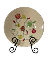 Load image into Gallery viewer, Christmas Ornaments Lunch Plate Fiesta Exclusive 9 Luncheon New Tags
