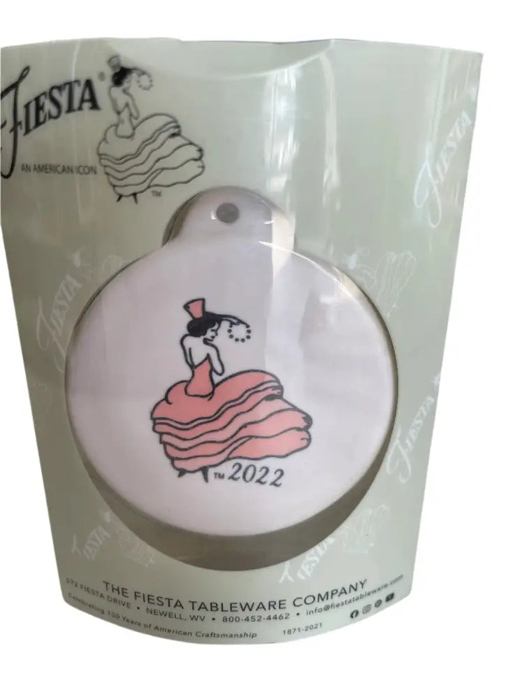 Dancing Lady 2022 Peony Ornament (Amelia Mccarty) Fiesta