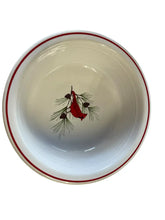 Load image into Gallery viewer, Fiesta 1 Quart Bowl Serving Pine Branch With Cardinal Fiesta
