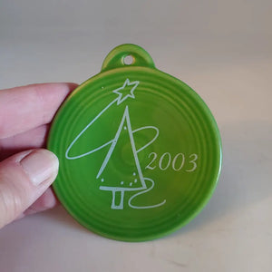 Fiesta 2003 Tree Ornament Shamrock Christmas