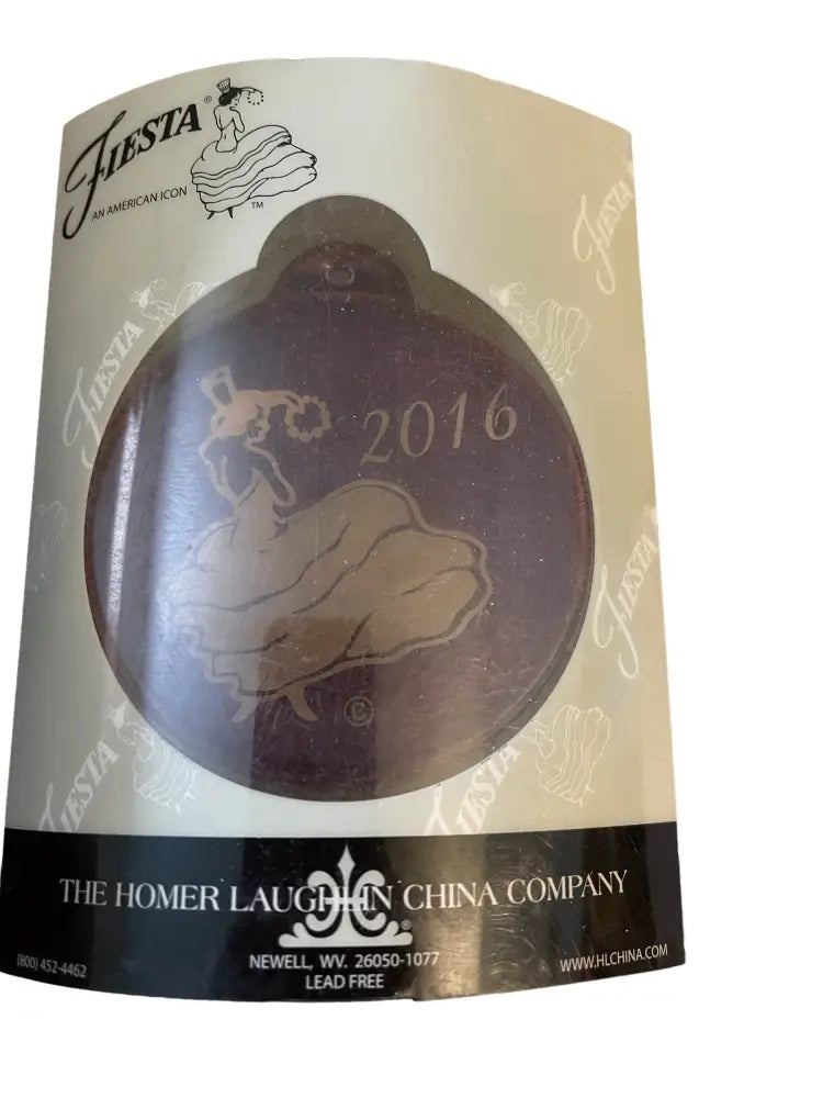 Fiesta 2016 Dancing Lady Claret Ornament Fiesta