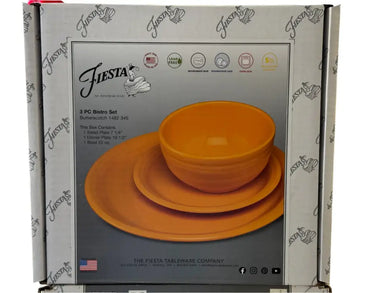 Fiesta 3Pc Boxed Bistro Set Butterscotch Fiesta