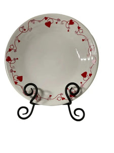 Fiesta 9’’ Luncheon Plate | Valentine Hearts Fiesta