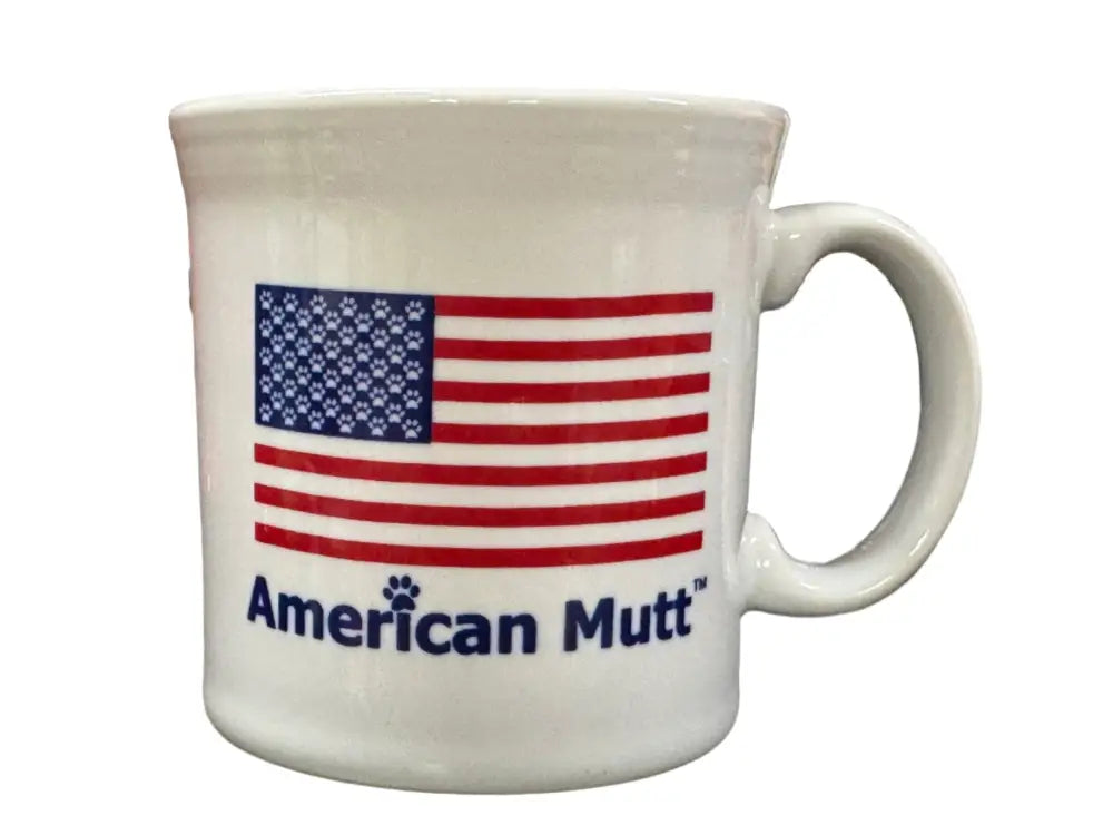 Fiesta Advertising Mug Flag American Mutt Fiesta