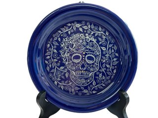 Fiesta Appetizer Plate Skull And Vine Twilight Fiestaware