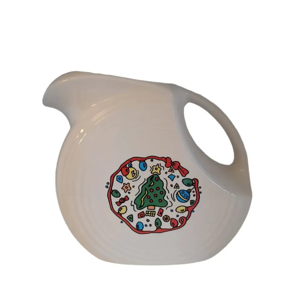 Fiesta Betty Crocker Exclusive Christmas Large Disk Pitcher Retired