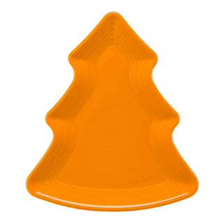 Fiesta Butterscotch Christmas Tree Plate Fiestaware Orange Holiday Platter Tray Nwt
