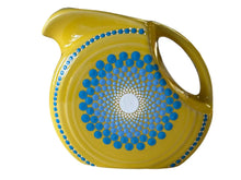 Load image into Gallery viewer, Fiesta By Patricia Degraw ’ Mandala Sunflower Juice Pitcher Hand Painted Star Burst Fiesta
