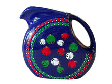 Load image into Gallery viewer, Fiesta By Patricia Degraw ’ Mandala Twilightt Juice Pitcher Hand Painted Jingler Bells Fiesta
