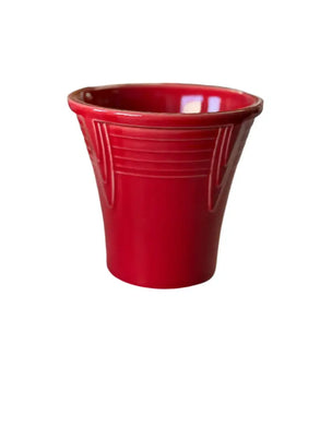 Fiesta Cake Pedestal Chevron Flower Pot Base Scarlet Fiesta