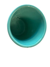 Load image into Gallery viewer, Fiesta Cake Pedestal Chevron Flower Pot Base Turquoise Fiesta
